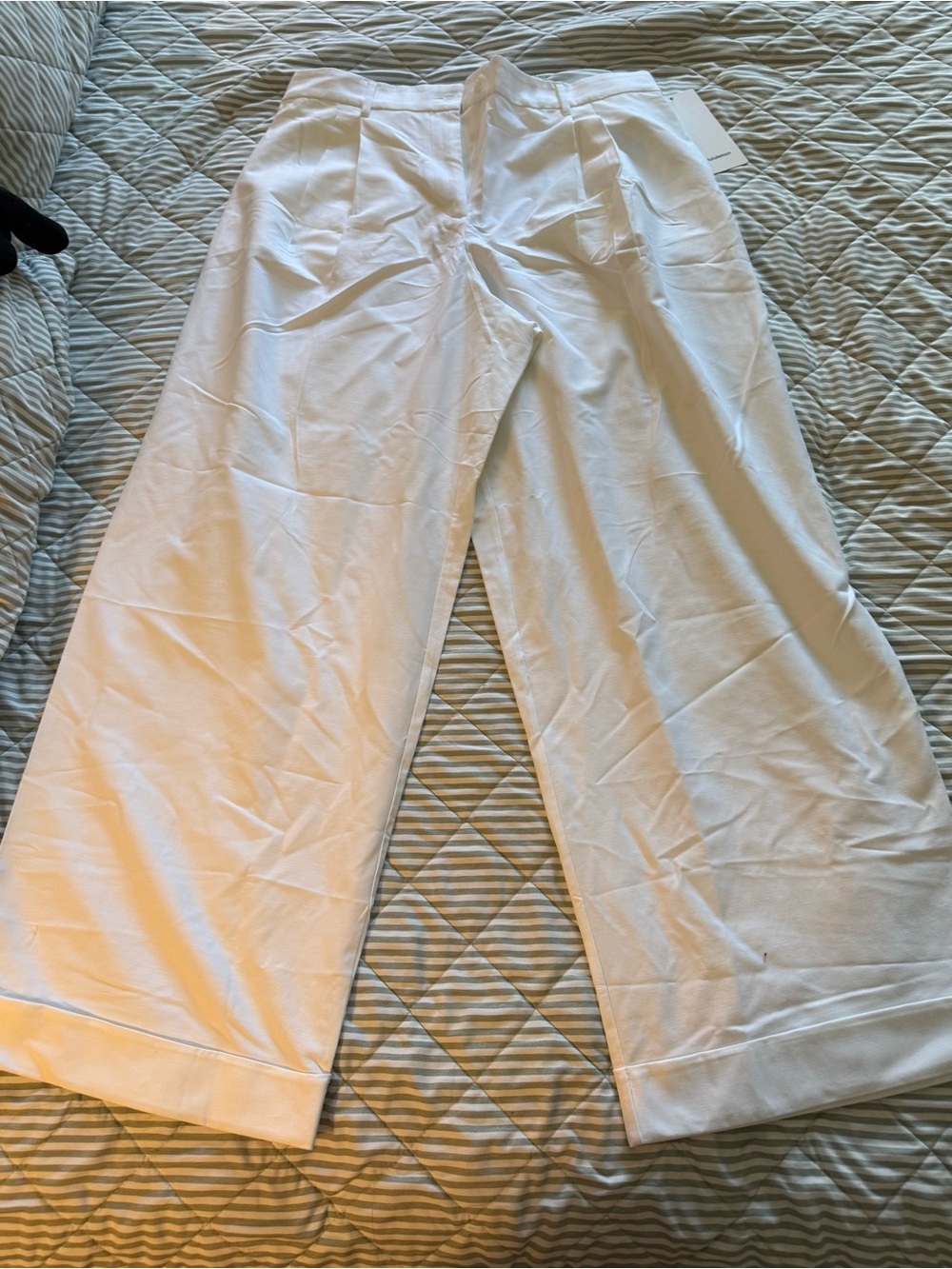 Lululemon white linen pants